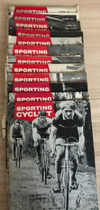 Twelve copies of Sporting Cyclist magazine from 1967